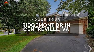 MLS House Tour: 6157 Ridgemont Dr in Centreville, VA. Beautiful Colonial-Style Home in Pleasant Hill