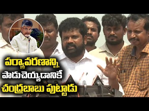 YSRCP leaders visits Krishna River over illegal occupation of river by filling sand by TDP Video