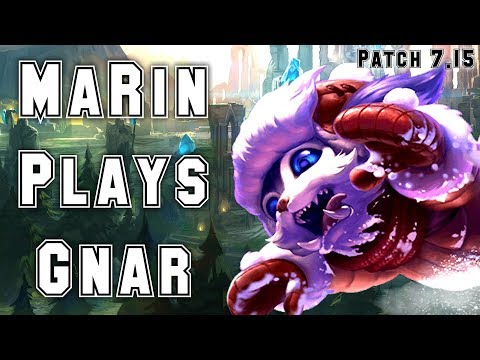 Afreeca Freecs MaRin Plays Gnar vs Lucian Top - S7 Ranked | Patch 7.15
