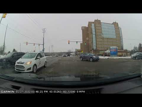 Driving through Flint / Flint Township Michigan