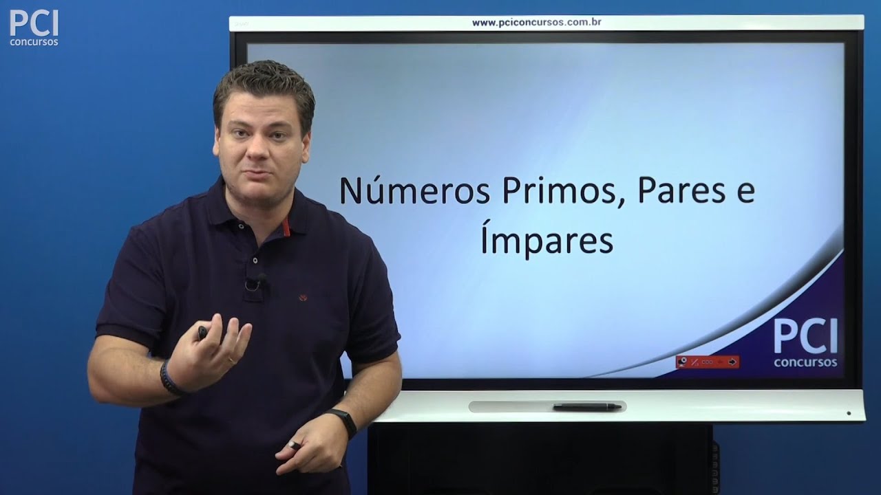Aula 16 - Números Primos - Pares e Ímpares