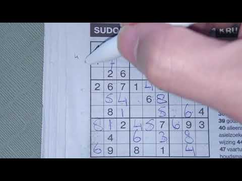 Just a regular Thursday puzzle. (#583) Medium Sudoku puzzle. 04-16-2020