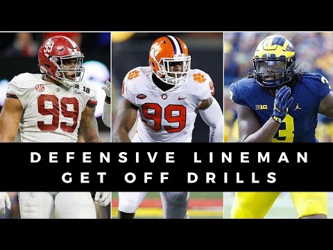 NFL Defensive Line Get Off Drills