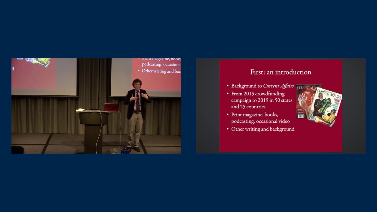 How To Do Political Writing — Nathan J. Robinson at the University of Michigan