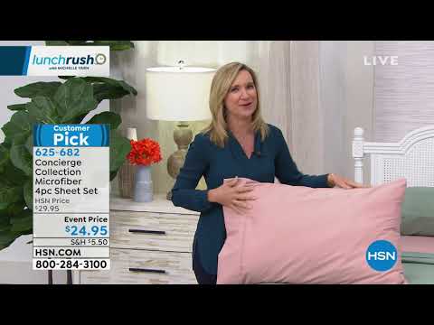 Concierge Collection 4piece Microfiber Sheet Set