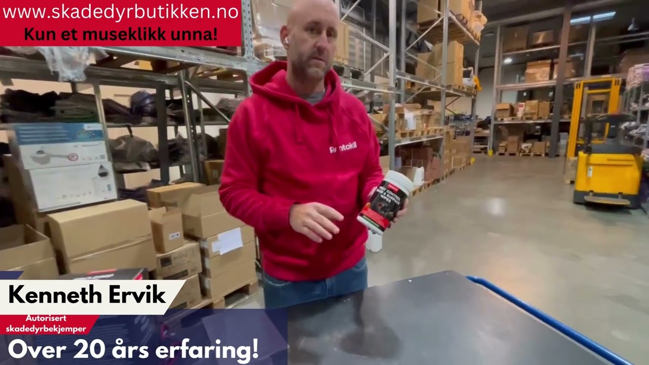 Hånd og overflate antibac wipes - 50 stk - Rentokil