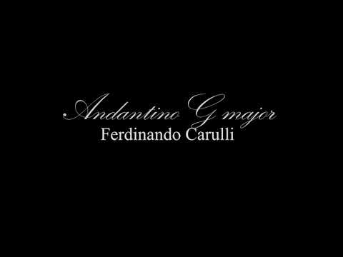 Andantino in G major - Ferdinando Carulli - performed by RobbyX