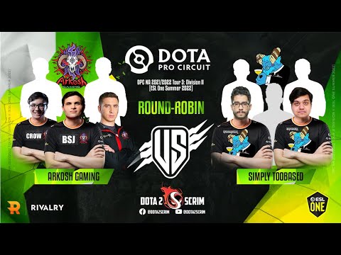 Arkosh Gaming vs simply TOOBASED - DPC NA 2021/22 Tour 3: Division II - Round-Robin - Game Highlight