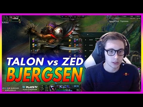 438. Bjergsen Talon vs Zed Mid - March 19th, 2017 - Patch 7.5 Season 7