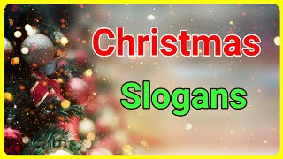 Christmas Slogans in English!! Christmas Message !! Christmas Quotes !! Ashwin's World