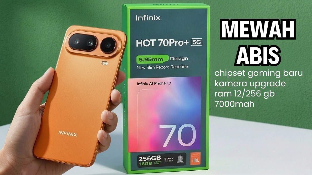 TIBA2 RILIS‼️INFINIX HOT 70 PRO+ 5G BENAR2 BAWA SPESIFIKASI MEWAH