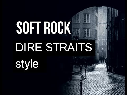 Dire Straits / Mark Knopfler style Guitar Backing Track - Soft Rock Jam in C#m