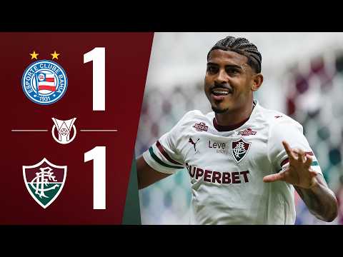 MELHORES MOMENTOS | BAHIA 1 X 1 FLUMINENSE | CAMPEONATO BRASILEIRO 2026 | 2ª RODADA