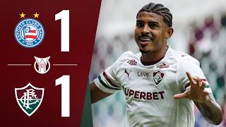 MELHORES MOMENTOS | BAHIA 1 X 1 FLUMINENSE | CAMPEONATO BRASILEIRO 2026 | 2ª RODADA