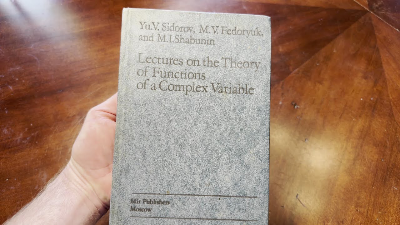 Lectures On The Theory Of Functions Of A Complex Variable