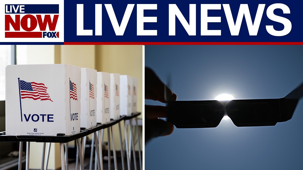 LIVE NEWS: Election results, Mideast updates, Solar eclipse