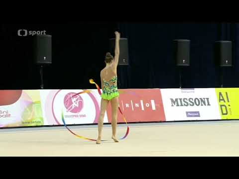 Yulia Bravikova Ribbon Final Grand Prix Brno 2016