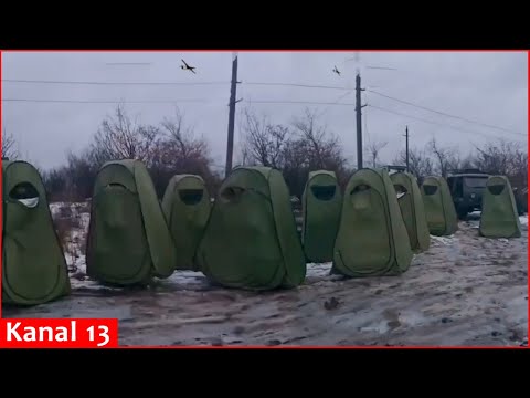 Russia's funny answer to Ukrainian drones; soldiers shelter in bizarre vertical pods