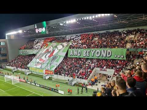 Opening choreo FC Spartak Trnava vs Fenerbahce SK 05.10.2023