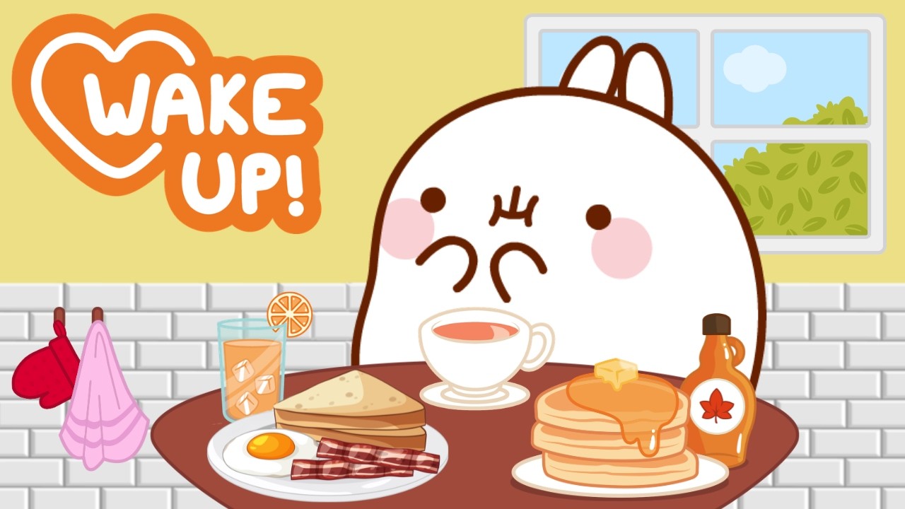 Delicious English Breakfast! 🍳🥓 Molang’s Yummy Morning Feast