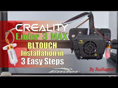 Creality ENDER 3 MAX BLTOUCH - How To Install in 3 Easy Steps