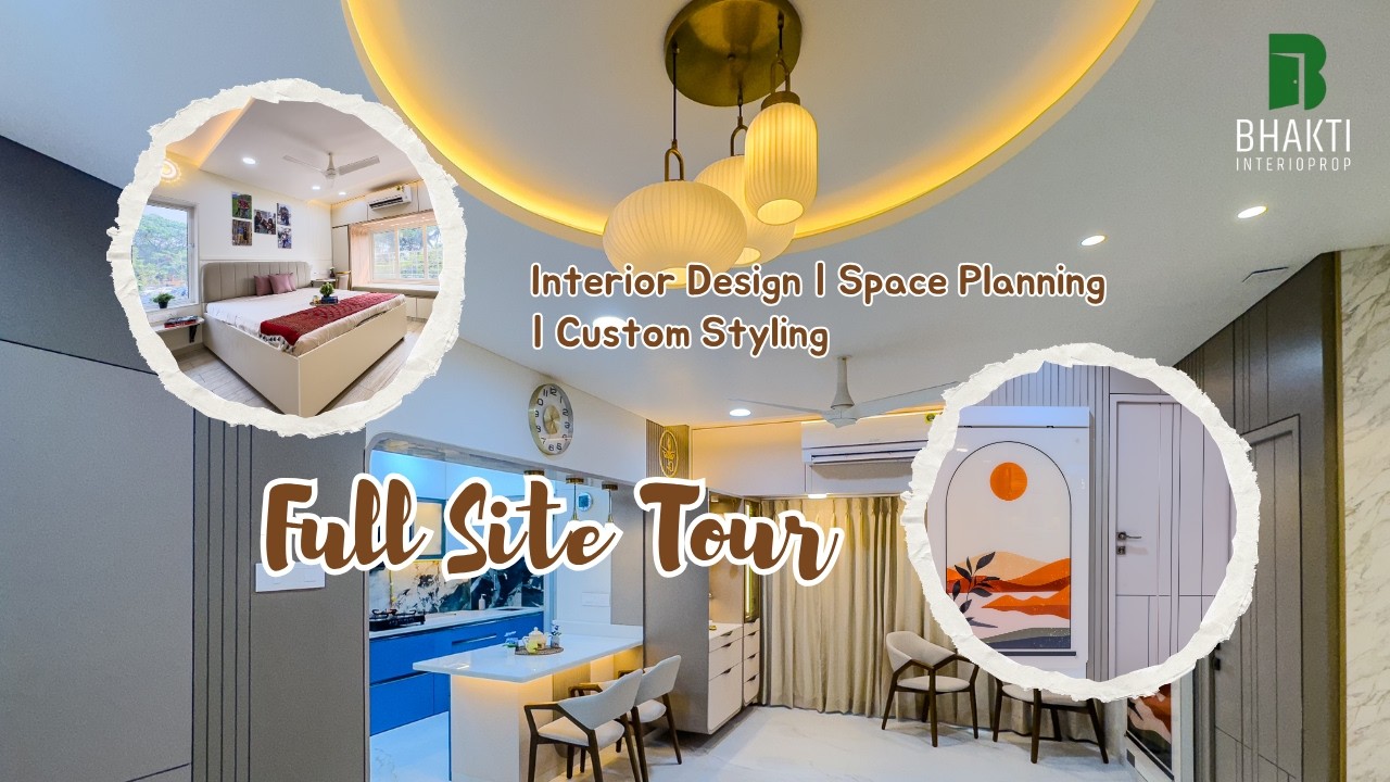 Full luxury home interior site tour by Bhakti Interioprop