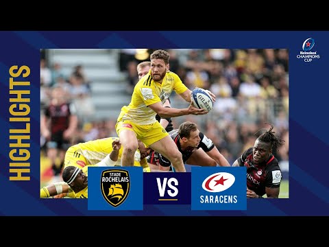 Highlights - Stade Rochelais v Saracens Quarter-final│Heineken Champions Cup 2022/23