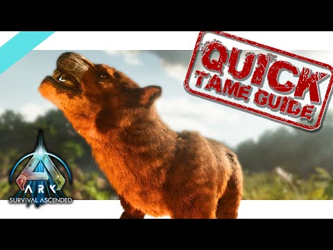 How To Tame A Thylacoleo Ark Ascended The Island