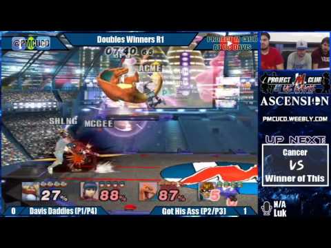 "Ascension 9/24/16" - Davis Daddies (Lucario & Ganon) v. Got His Ass (Marth & Zard) - Winners R1