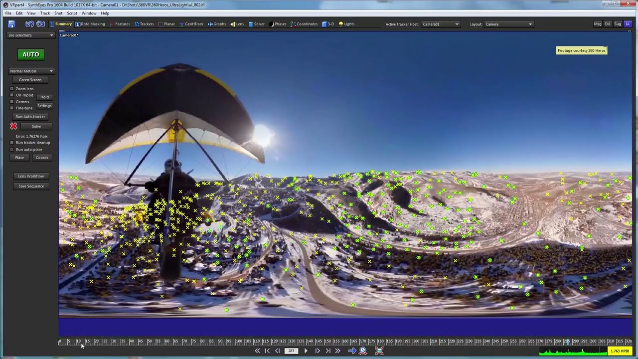 360 VR #4 - More Trackers via Roto and Auto-Track with SynthEyes