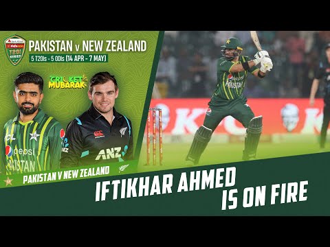 Iftikhar Ahmed's Superb Striking! 60 Off 24 Balls | Pakistan vs New Zealand | 3rd T20I 2023 | PCB