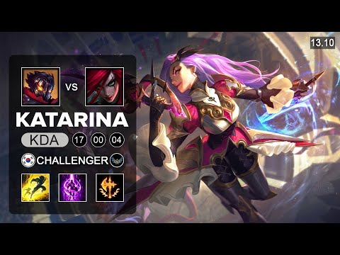 Katarina vs Viktor Mid - KR Grandmaster - Patch 13.10 Season 13