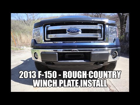 Rough Country Hidden Winch Plate Install