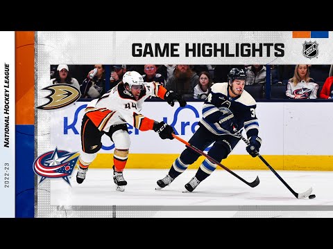 Ducks @ Blue Jackets 1/19 | NHL Highlights 2023