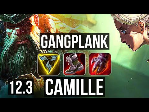 GANGPLANK vs CAMILLE (TOP) | 11/1/5, 1.4M mastery, Legendary, 600+ games | EUW Grandmaster | 12.3