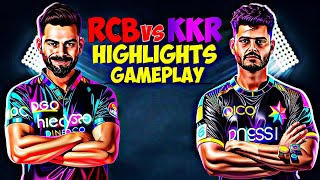 RCB vs KKR - Match Highlights - Gameplay | Hikachu