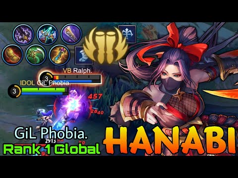 Hanabi Gold Lane Monster! - Top 1 Global Hanabi by GiL Phobia. - Mobile Legends