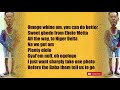 Patoranking Abule Karaoke instrumental (lyrics)