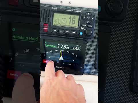 Garmin Reactor 40 Auto Pilot Heading Hold and Routes