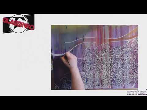 Christopher Walken destorying a Banksy pieces