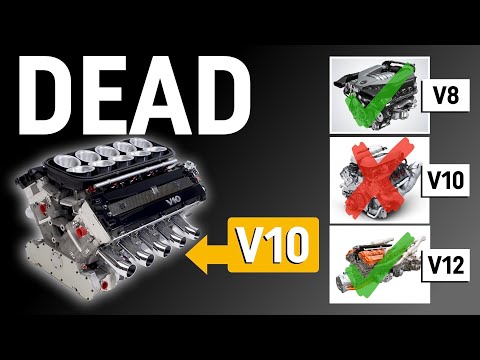 Why are V10 engines completely gone from modern cars?