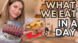 WHAT MY KIDS AND I EAT IN A DAY “NO FOOD RESTRICTIONS”