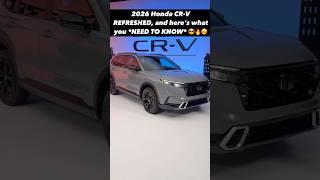 The *Refreshed* 2026 Honda CR-V Has Some Big New Changes! Let's Check it Out!