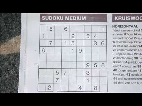 Sudoku friends, here's a favorite for you. (#1187) Medium Sudoku puzzle. 07-20-2020