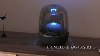 Video thumbnail for Harman Kardon | Aura Studio 5 | Bluetooth®-Heimlautsprecher mit faszinierender Beleuchtung by Harman Kardon