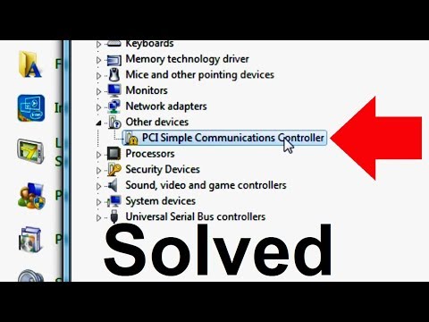 pci simple communications controller driver hp