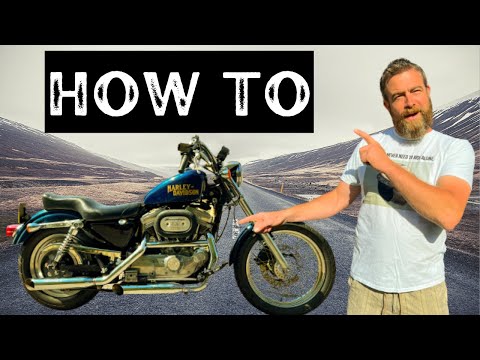 How To Install Mini Apes Handlebars On A Harley Davidson Sportster 883