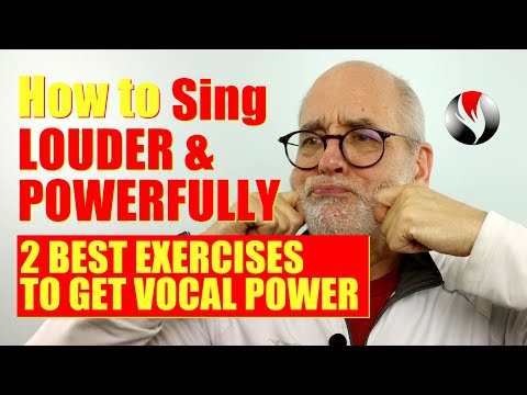 How To Sing Louder And More Powerfully - 2 Best Exercises To Get Vocal Power