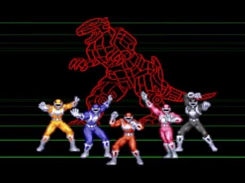 Mighty Morphin Power Rangers (SNES) Playthrough - NintendoComplete