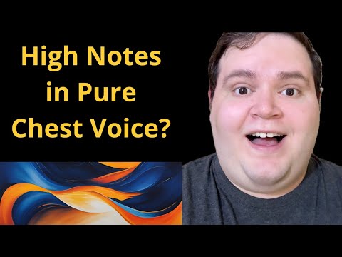 How To Sing High Notes Using MOSTLY Chest Voice